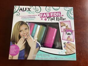 NEW Alex Spa FAB FOIL NAIL ROLLER Instant Manicure Nail Kit Ages 8+